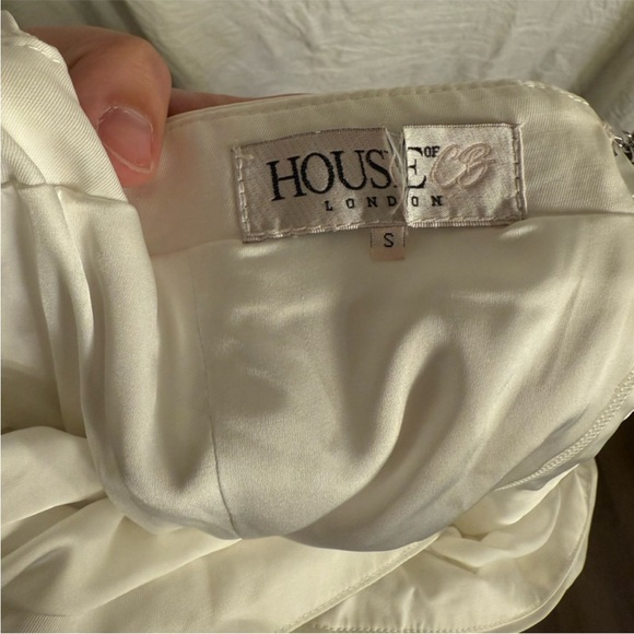 10. House of CB White Long Sleeve Dress - Picture 6 of 8